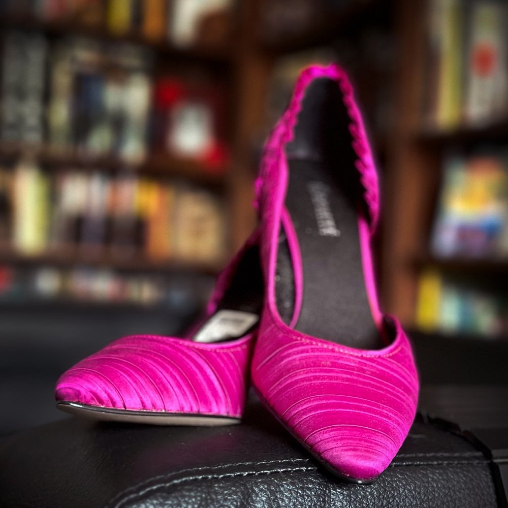 Pink & Gold Heels - Picture 3 of 3